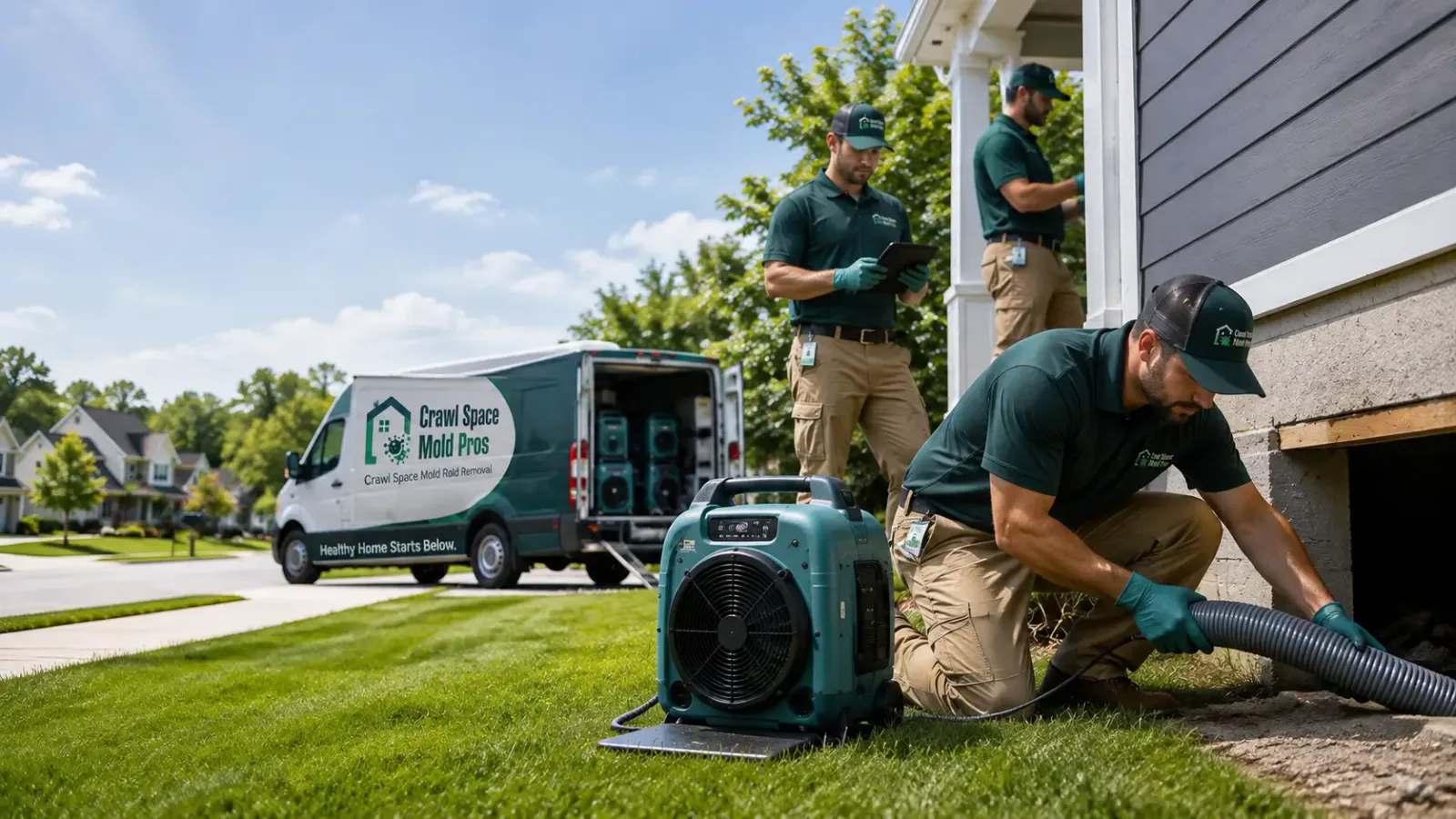 Crawl Space Mold Removal in Lawrence, NY
